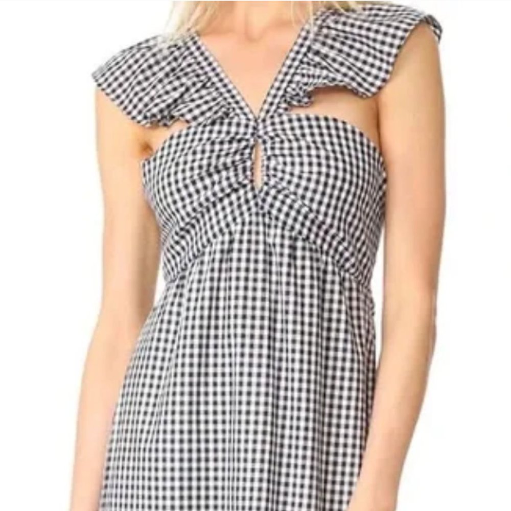 WAYF Gingham Dress new with tags in size Small - Picture 3 of 6
